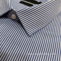 OEM men's cotton shirt with striped design